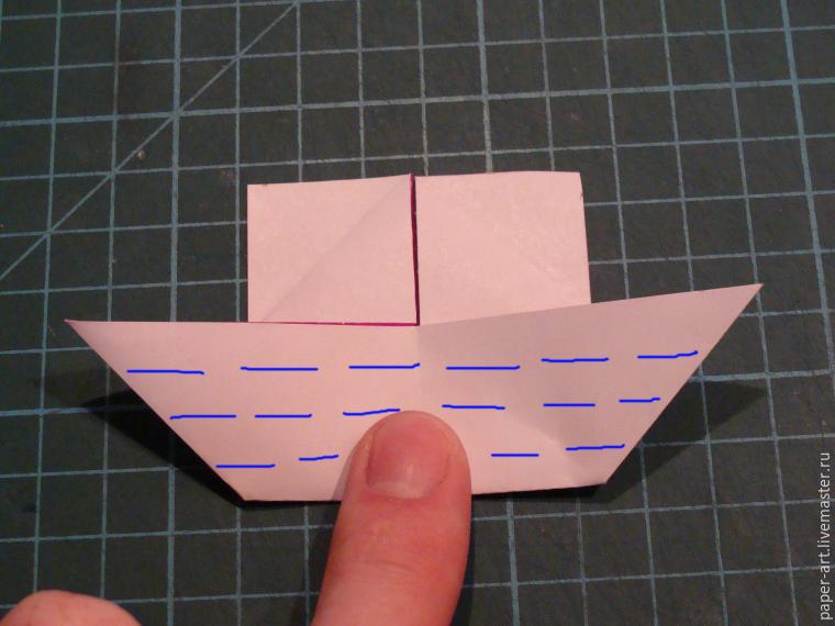 Складываем оригами-сердечко с крылышками, фото № 18