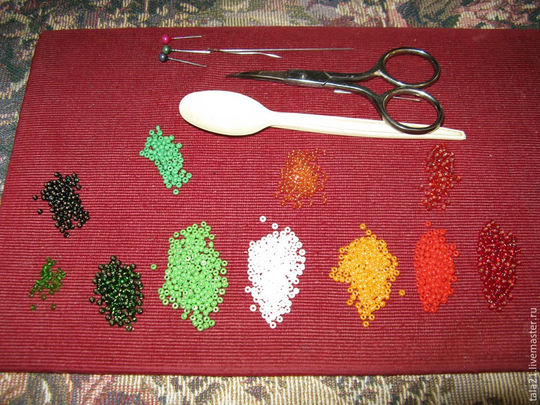Плетение пасхального яйца из бисера в технике «бисерное ткачество», фото № 2
