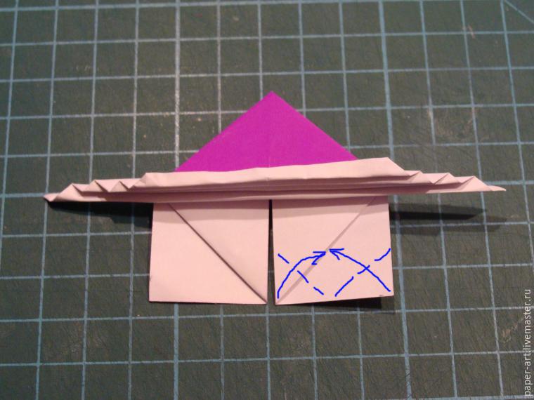 Складываем оригами-сердечко с крылышками, фото № 22