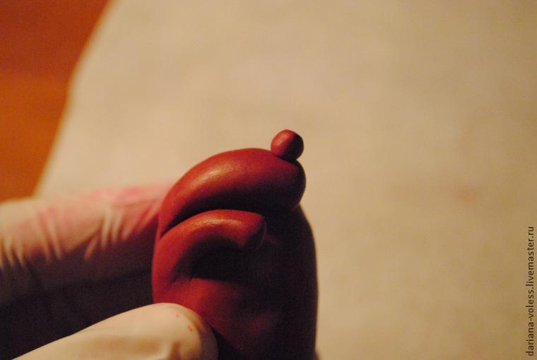 Делаем анатомическое сердце из полимерной глины, фото № 13