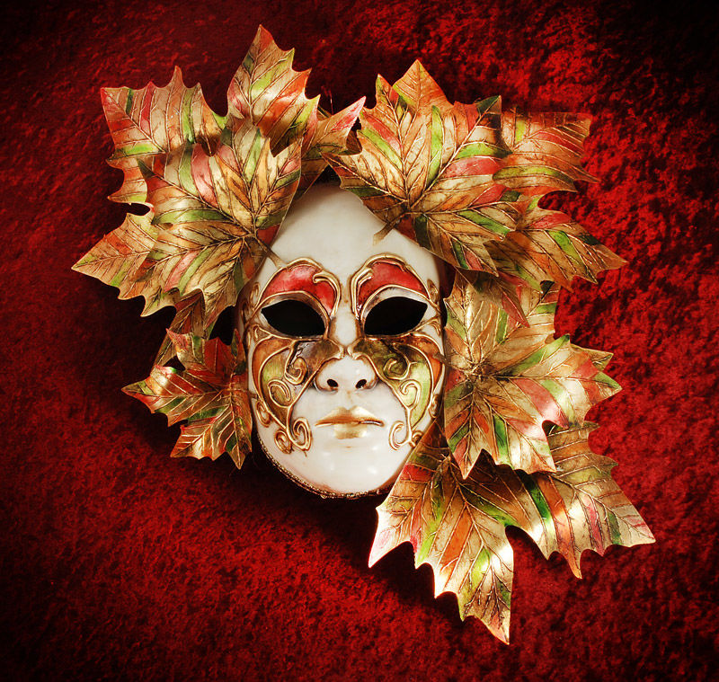 Необычные карнавальные маски с осенней тематикой, фото № 3