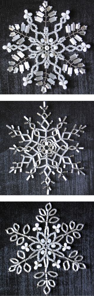 Поработаем метелью: идеи для создания интерьерных снежинок в любых техниках, фото № 27
