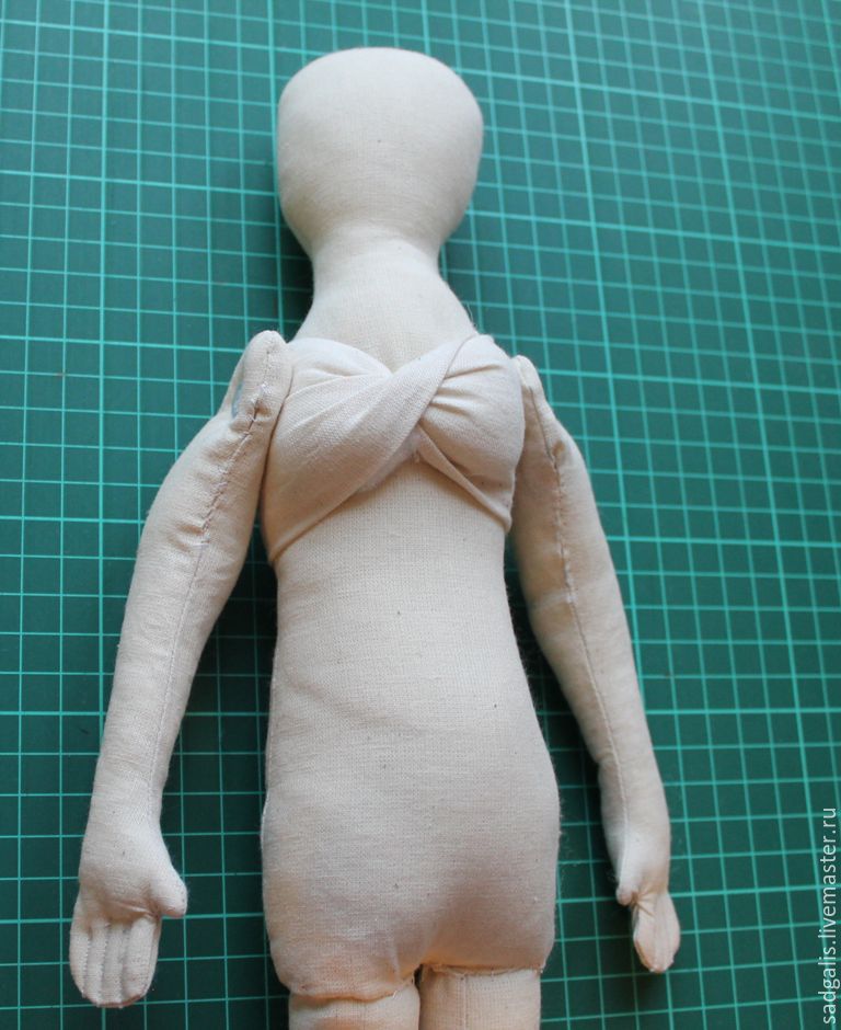 Шьем простую текстильную куколку своими руками, фото № 19