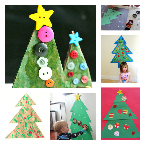 christmas tree crafts for 2 year olds