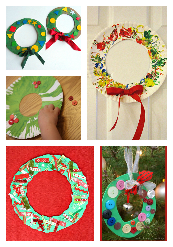 christmas wreath crafts for 3 year olds 